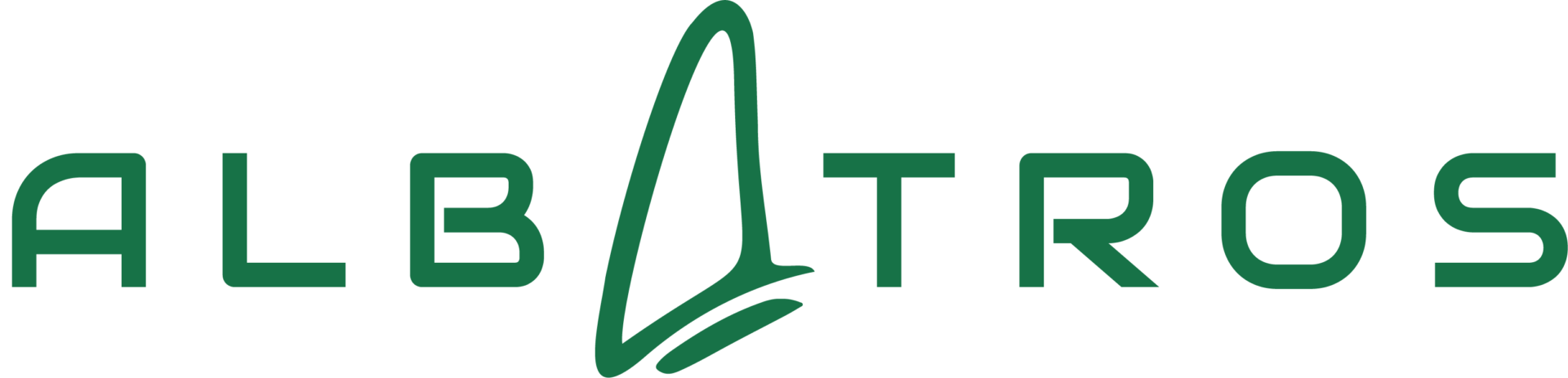 nuovo logo ALBATROS verde